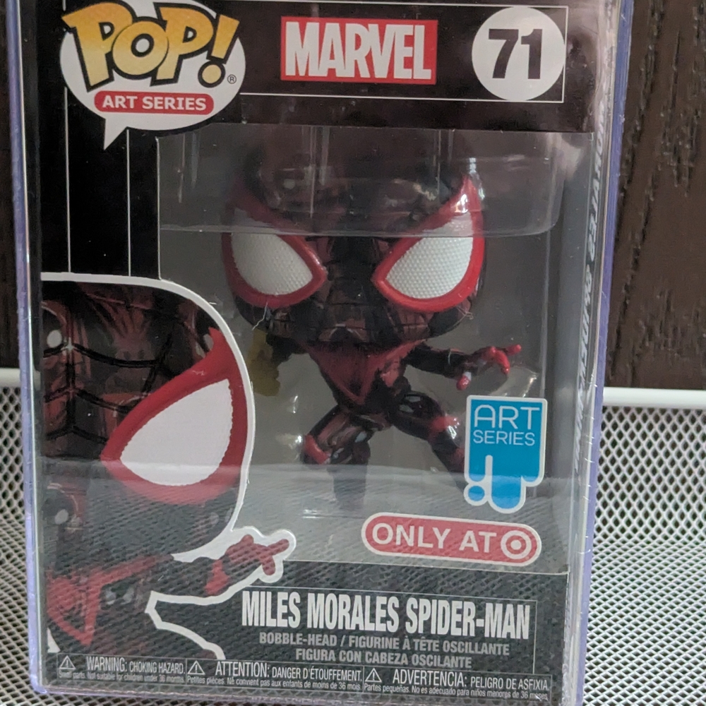 Funko Pop! Marvel Art Series Miles Morales Spider-Man